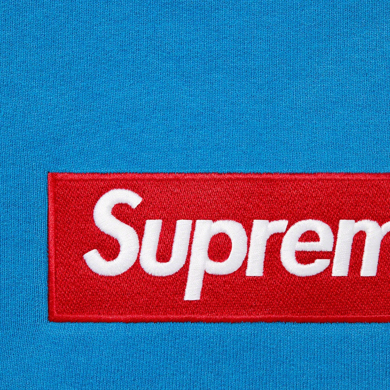 Supreme FW22 Box Logo Crewneck 'Blue' - Image 2