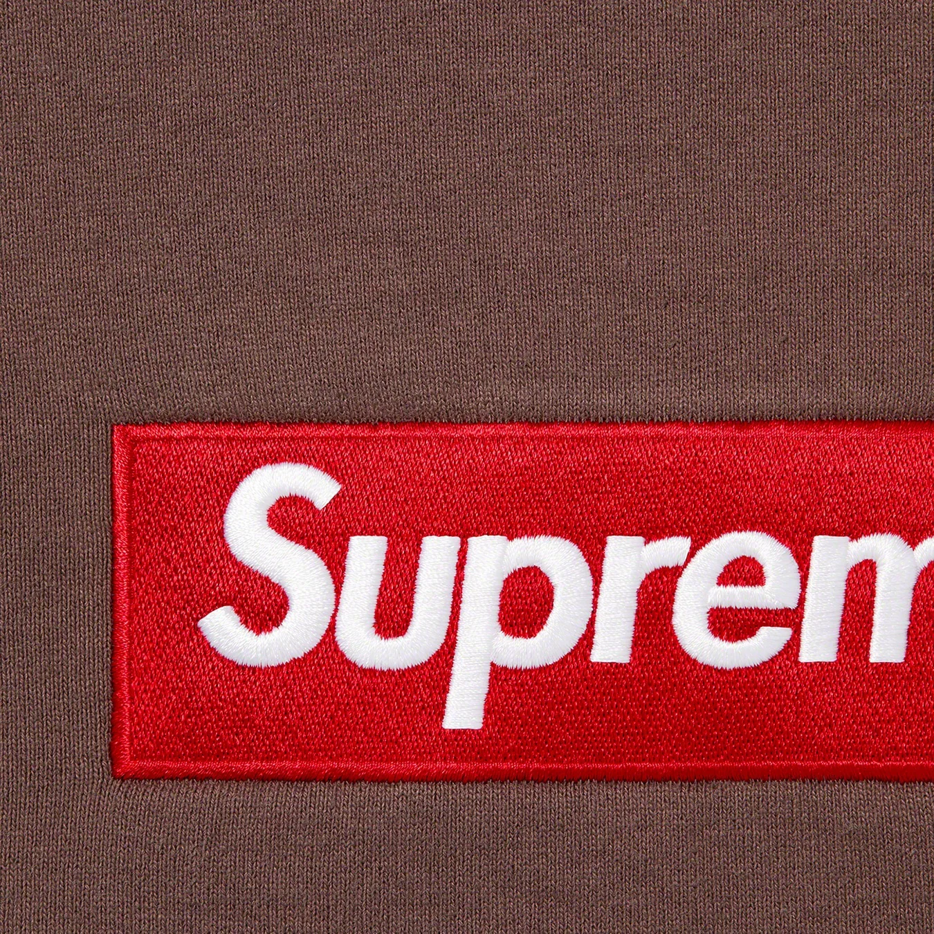 Supreme FW22 Box Logo Crewneck 'Brown' - Image 2