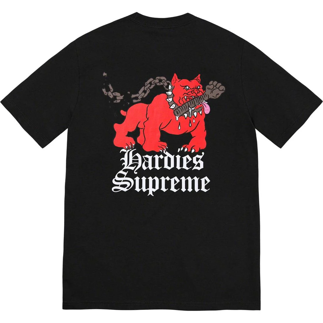 SUPREME/HARDIES DOG TEE (Black) - Image 2