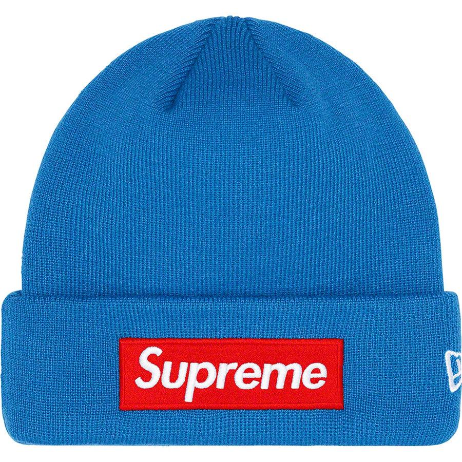 Supreme New Era® Box Logo Beanie (Blue)