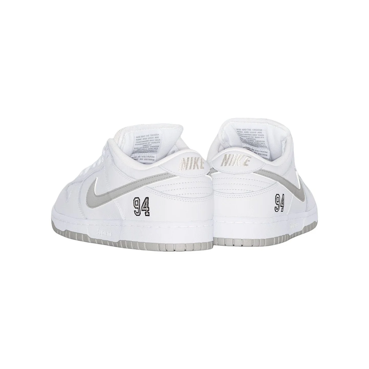 Supreme Nike SB Dunk Low 'White' - Image 2