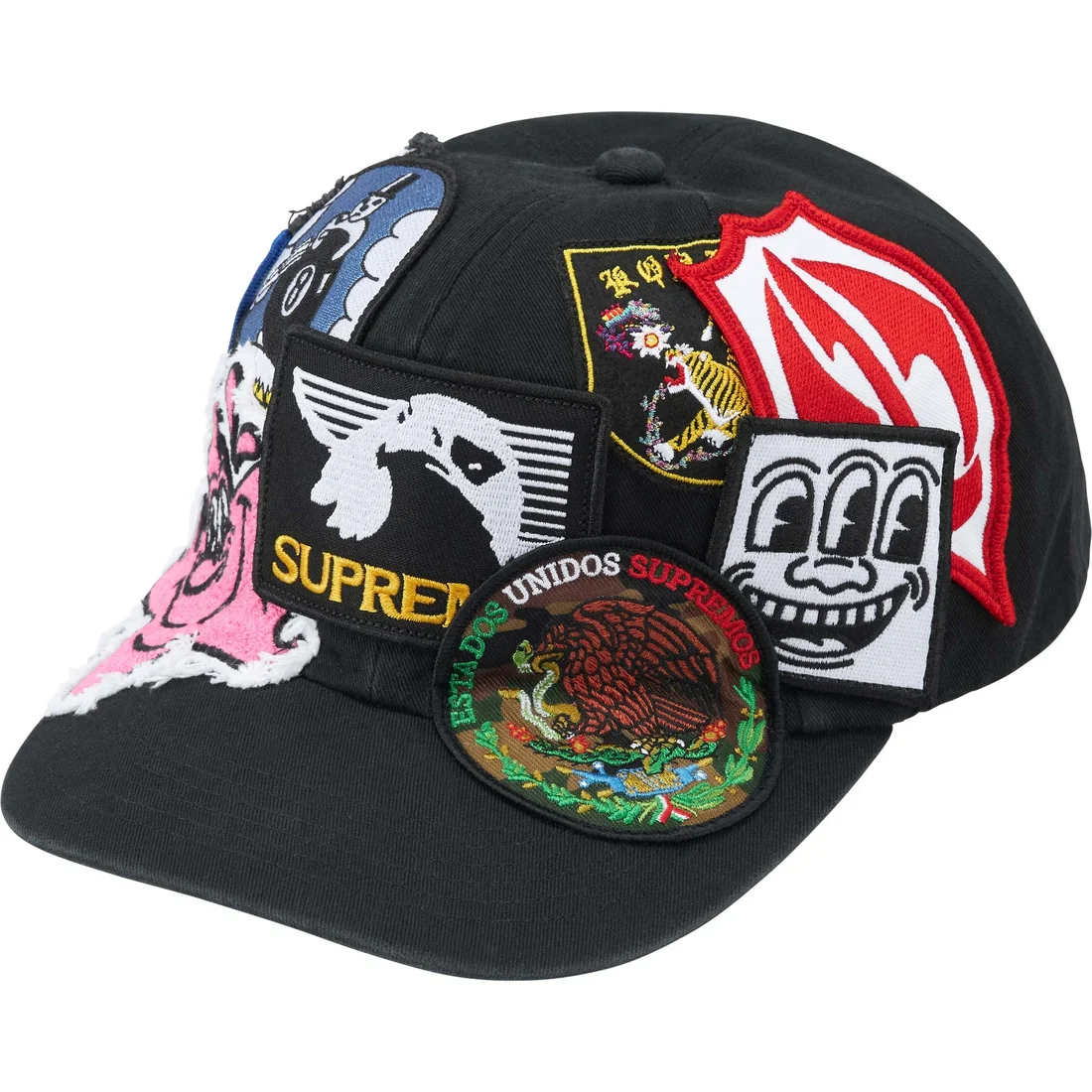 Supreme Patches 6-Panel (Black)