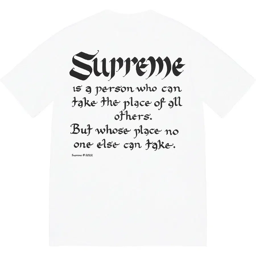 Supreme Person Tee (White) - Image 2