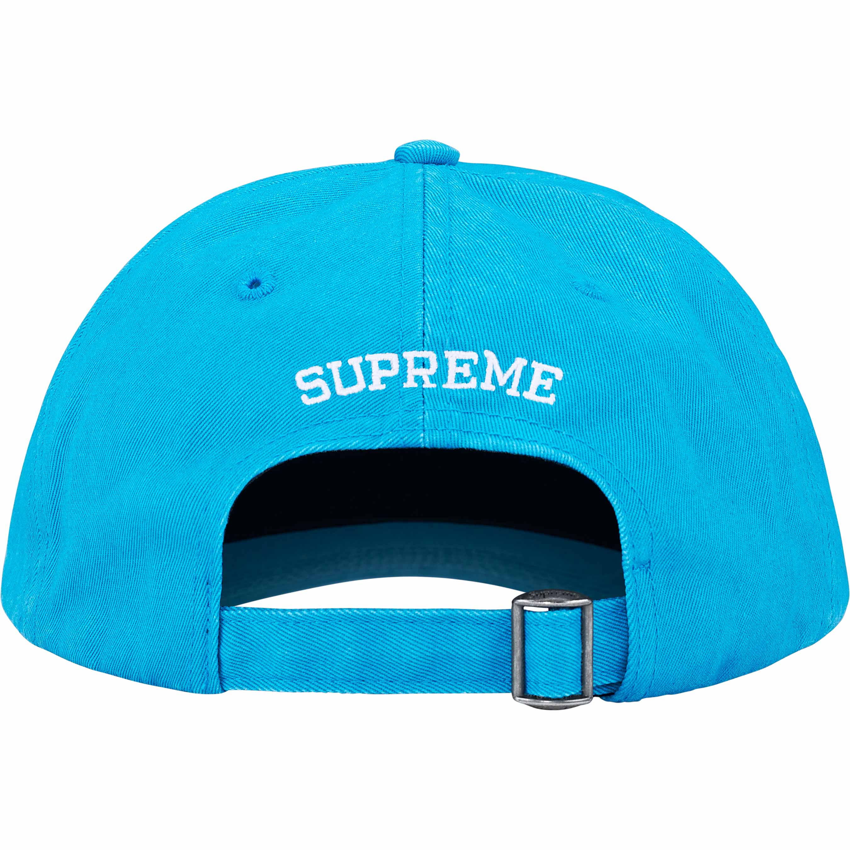 Supreme Pigment Coated S Logo 6-Panel Cap 'Blue' - Image 2
