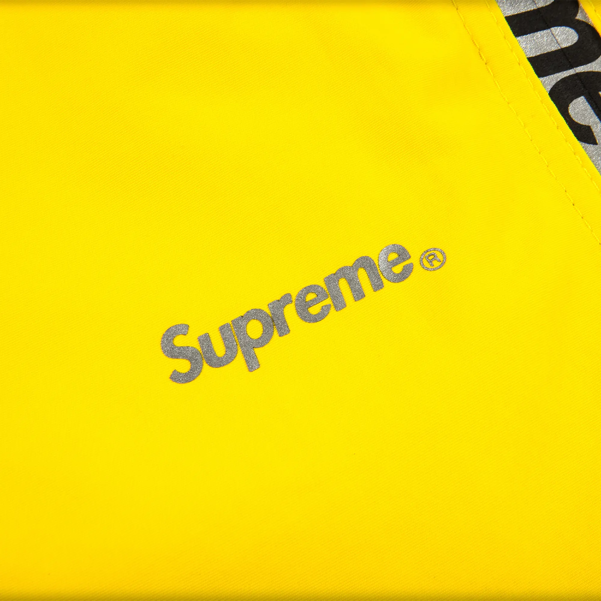 Supreme Reflective Zip Track Pant 'Yellow' - Image 3