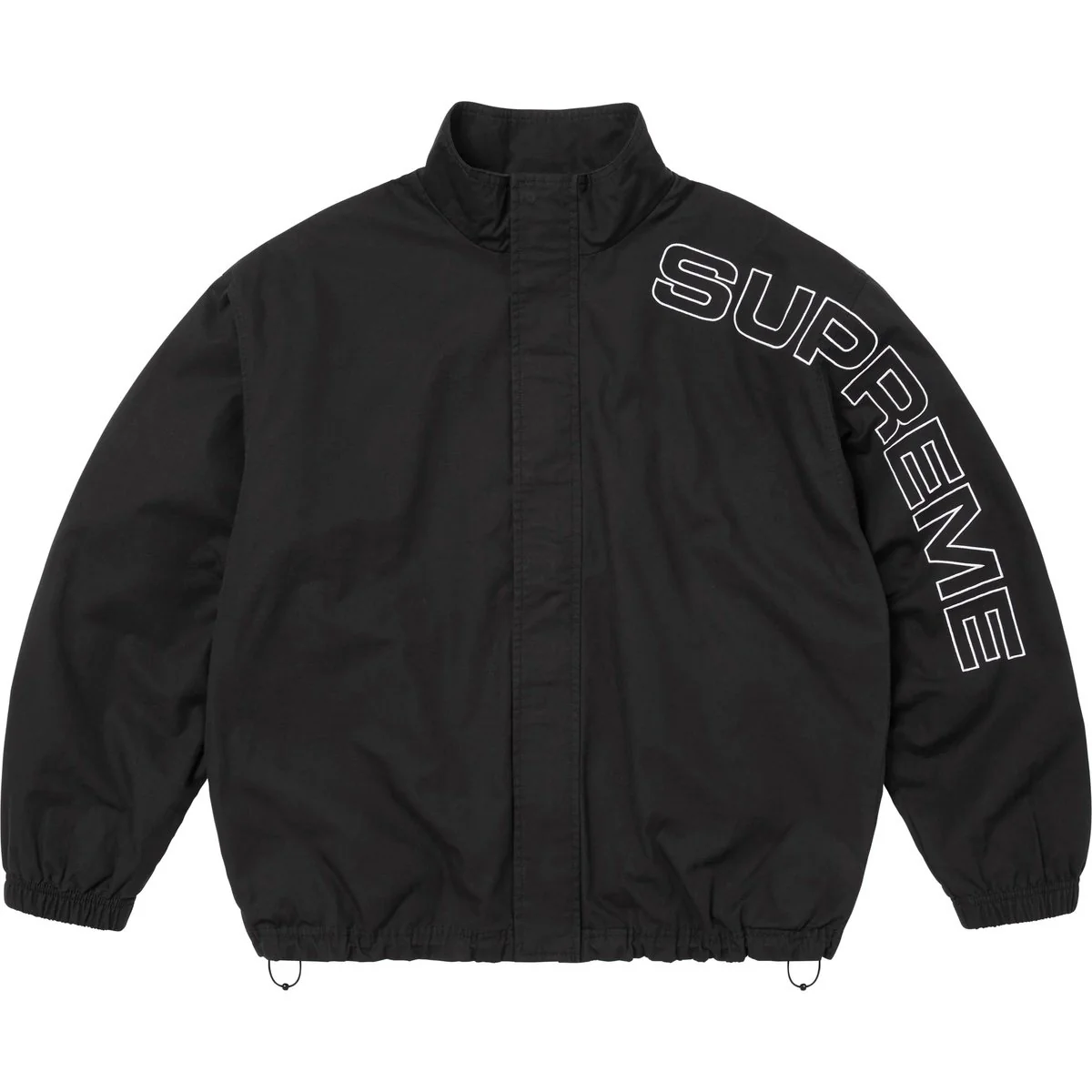 Supreme Spellout Embroidered Ripstop Track Jacket