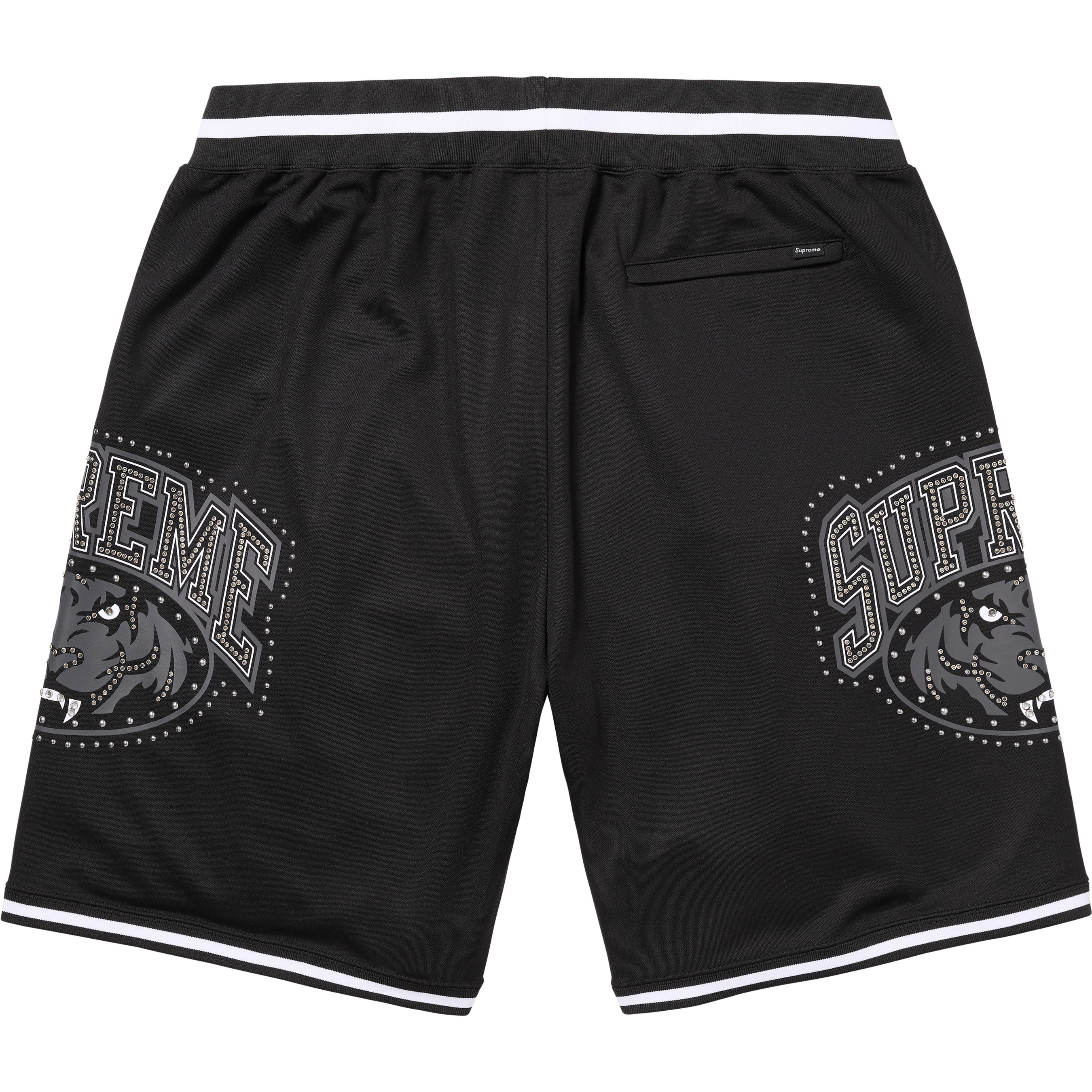 Supreme Studded Basketball Shorts 'Black' - Image 2