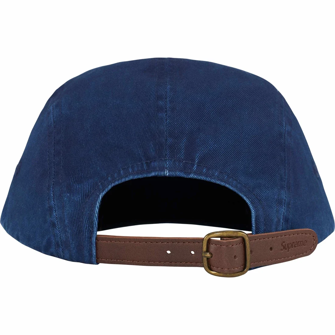 Supreme Washed Chino Twill Camp Cap (Blue) - Image 2