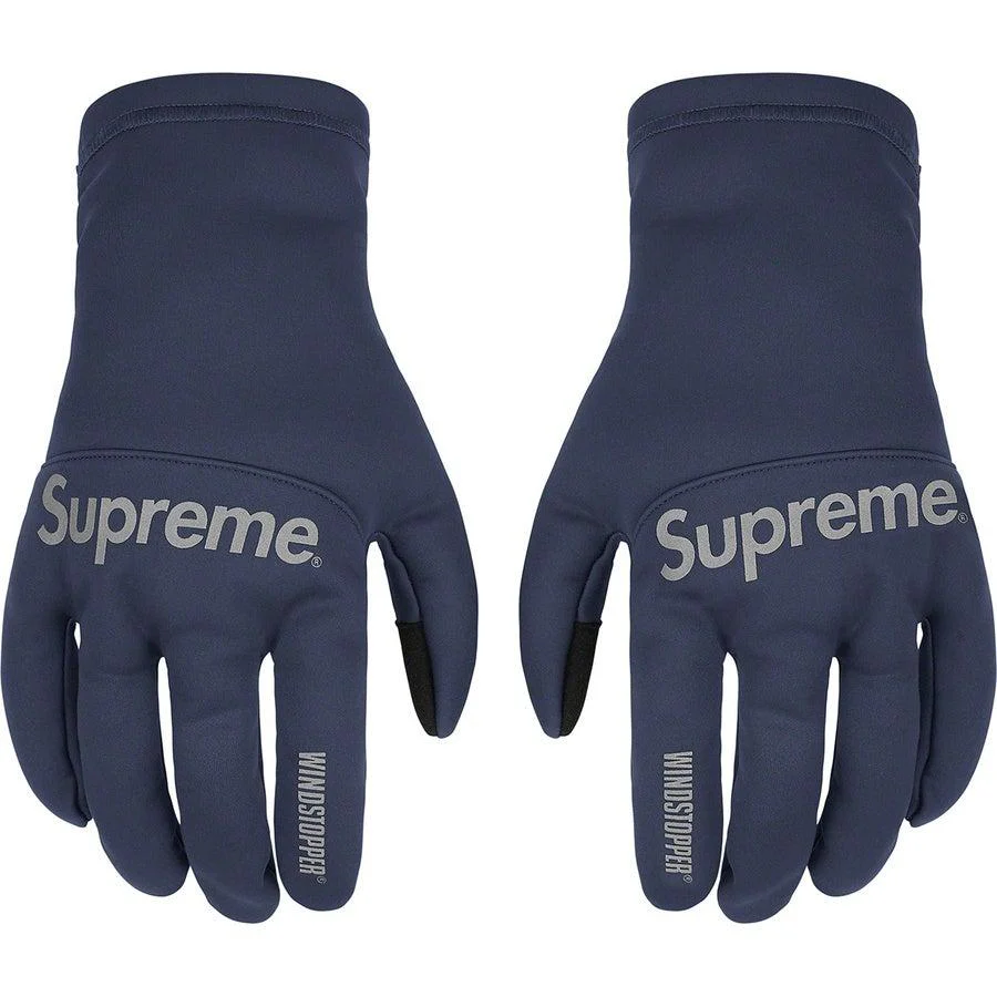 Supreme WINDSTOPPER® Gloves (Navy)