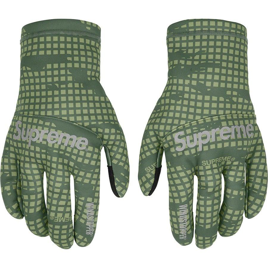 Supreme WINDSTOPPER® Gloves (Olive Grid)