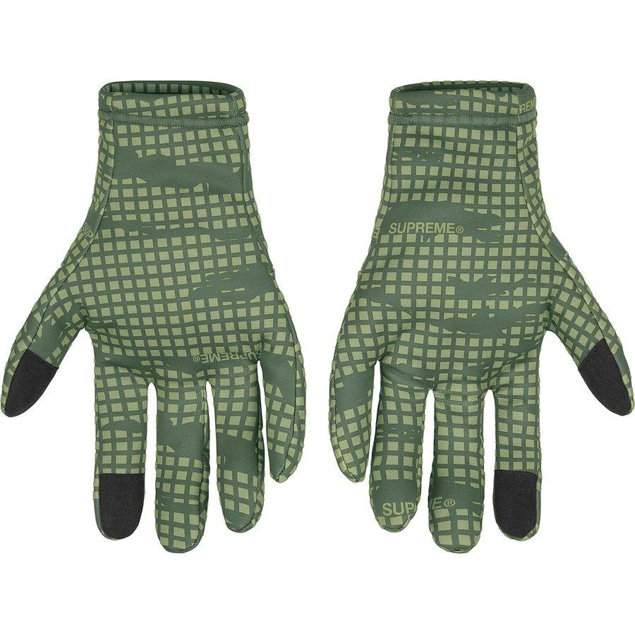 Supreme WINDSTOPPER® Gloves (Olive Grid) - Image 2