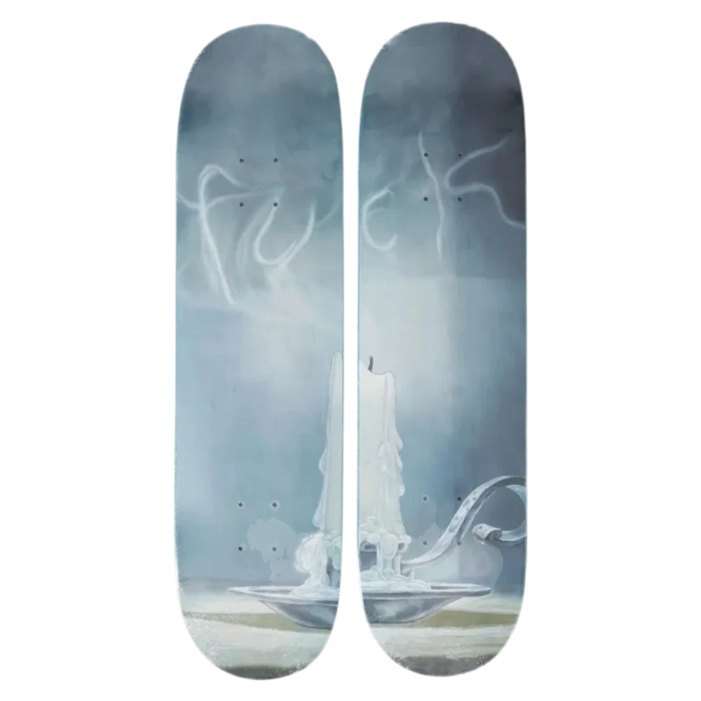 Supreme x Dan Colen F Candle Skateboard Set