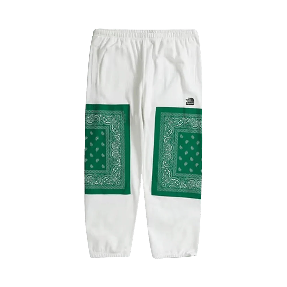 Supreme x The North Face Bandana Sweatpant 'White'