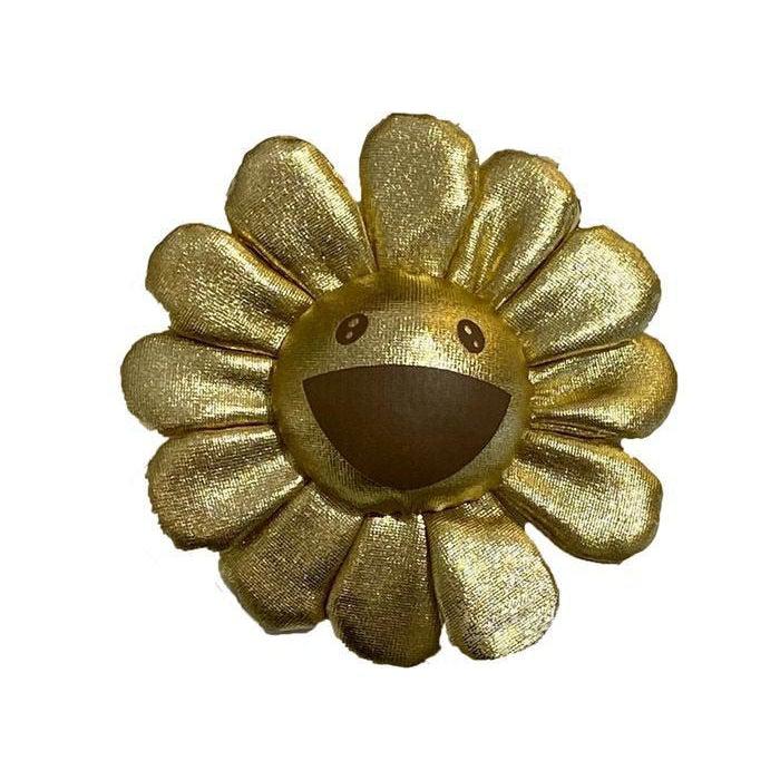 Takashi Murakami ComplexCon Flower Plush Pin Gold