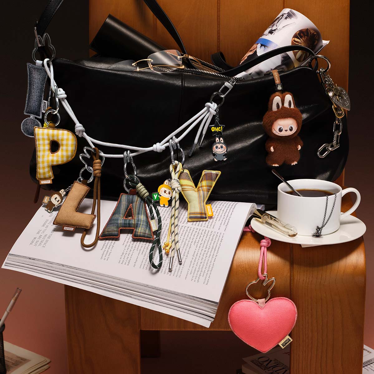 THE MONSTERS Pin for Love Series- Letter Pendant Blind Box (N-Z) x 1 - Image 2