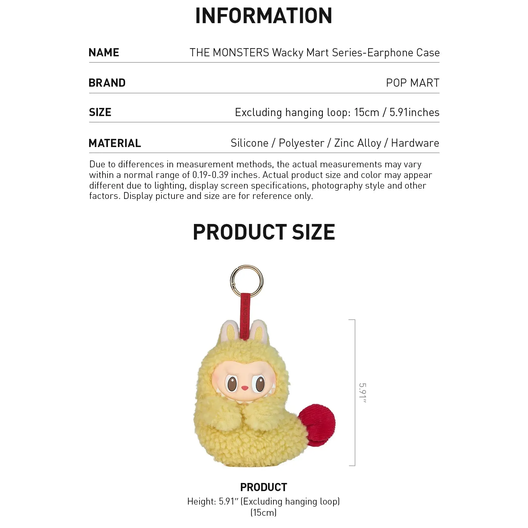 THE MONSTERS Shrimp Wacky Mart Series-Earphone Case - Image 2