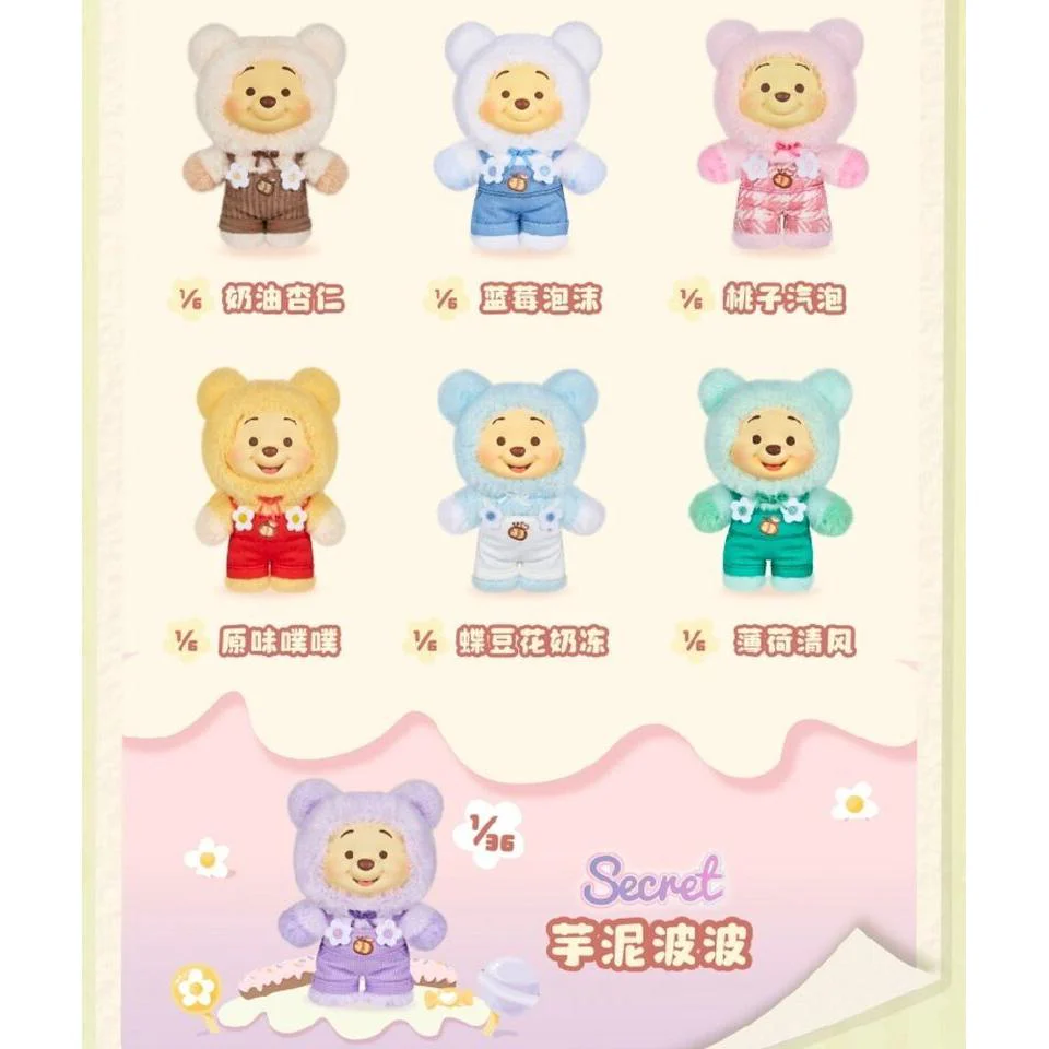 Top Toy Winnie The Pooh Candy Bear  Plush Vinyl Blind Box - Image 2