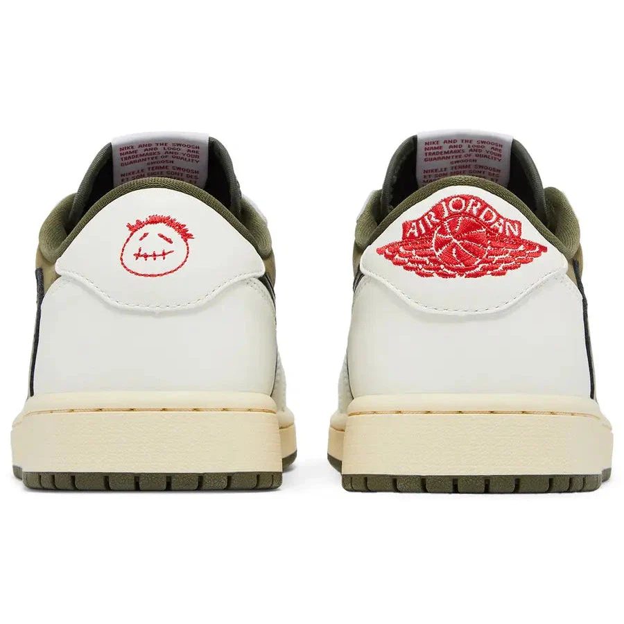 Travis Scott x Air Jordan 1 Low OG SP 'Medium Olive' M - Image 3