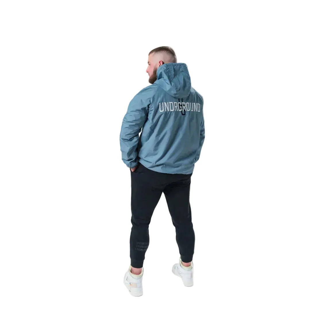 Undrground Half Zip Windbreaker 'Cool Grey' - Image 2