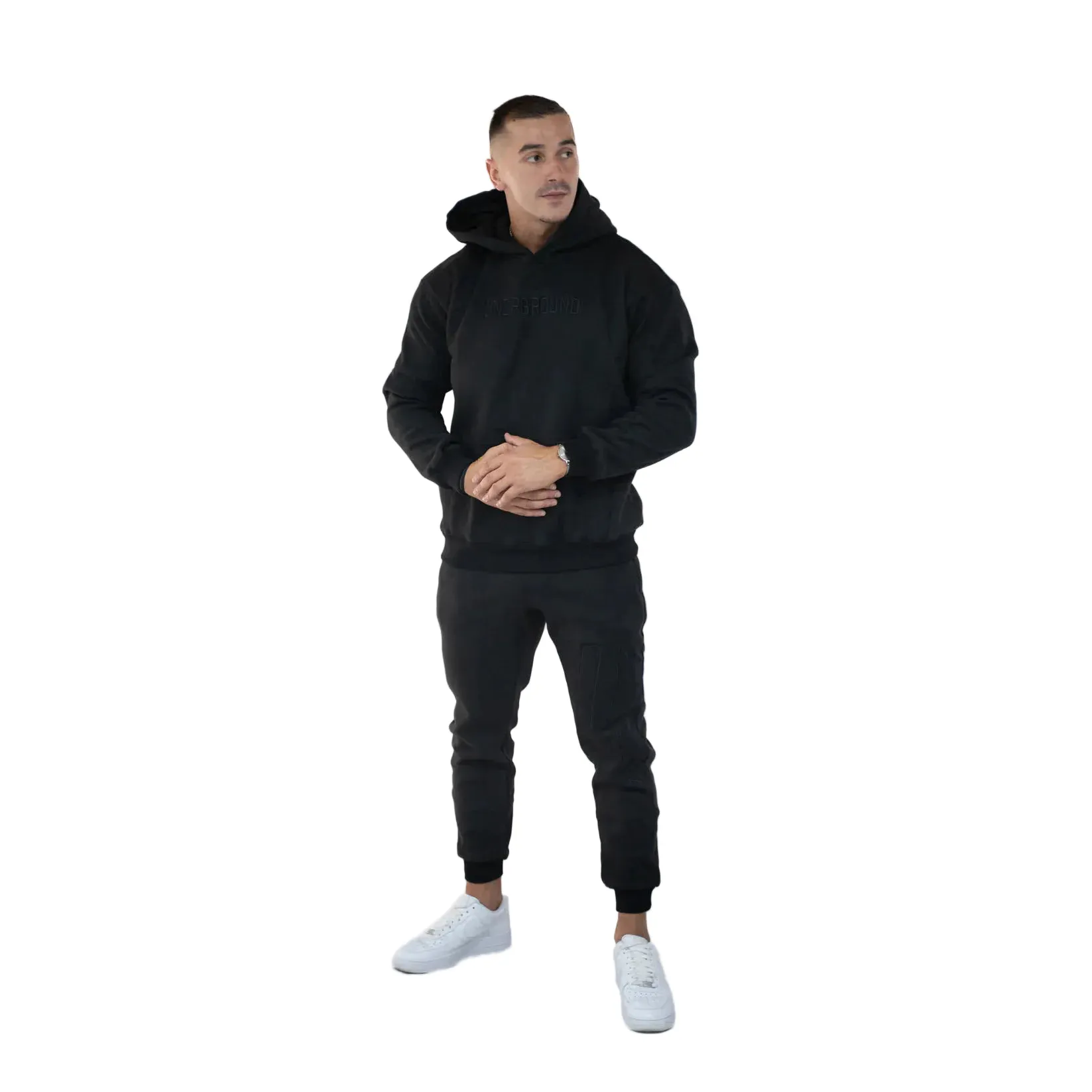 Undrground Moving In Silence Hoodie 'Black'