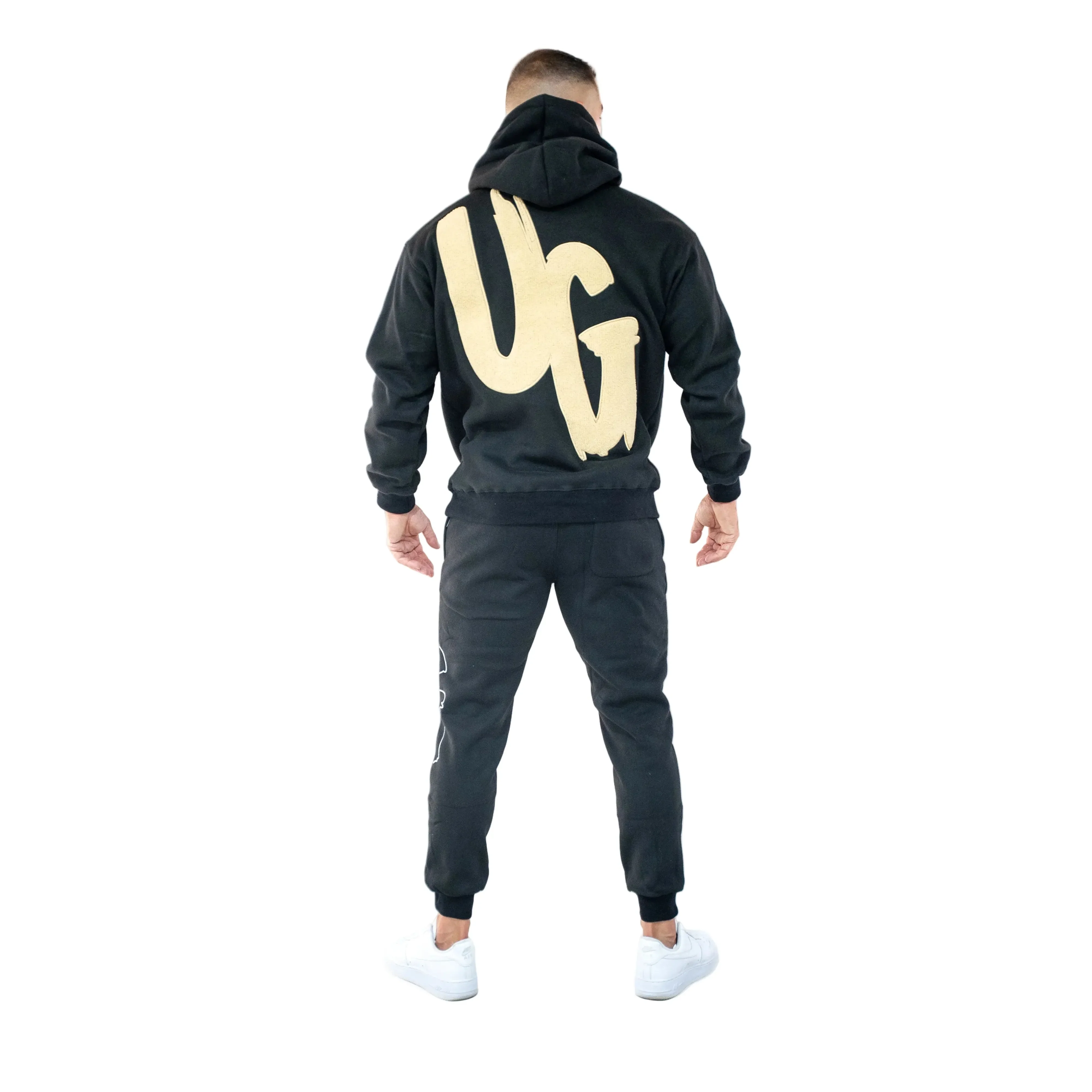 Undrground Moving In Silence Hoodie 'Black Tan' - Image 2