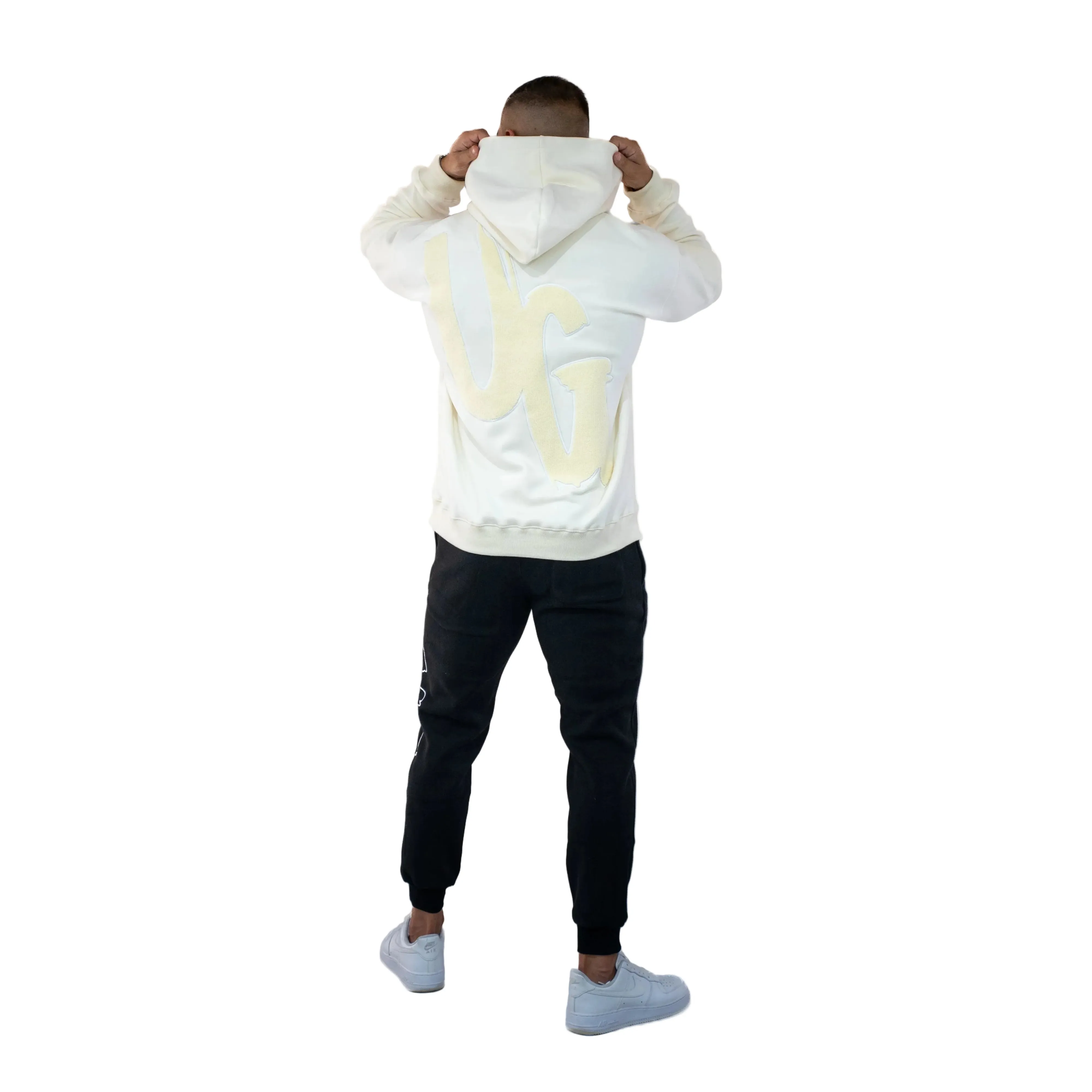 Undrground Moving In Silence Hoodie 'Cream' - Image 2