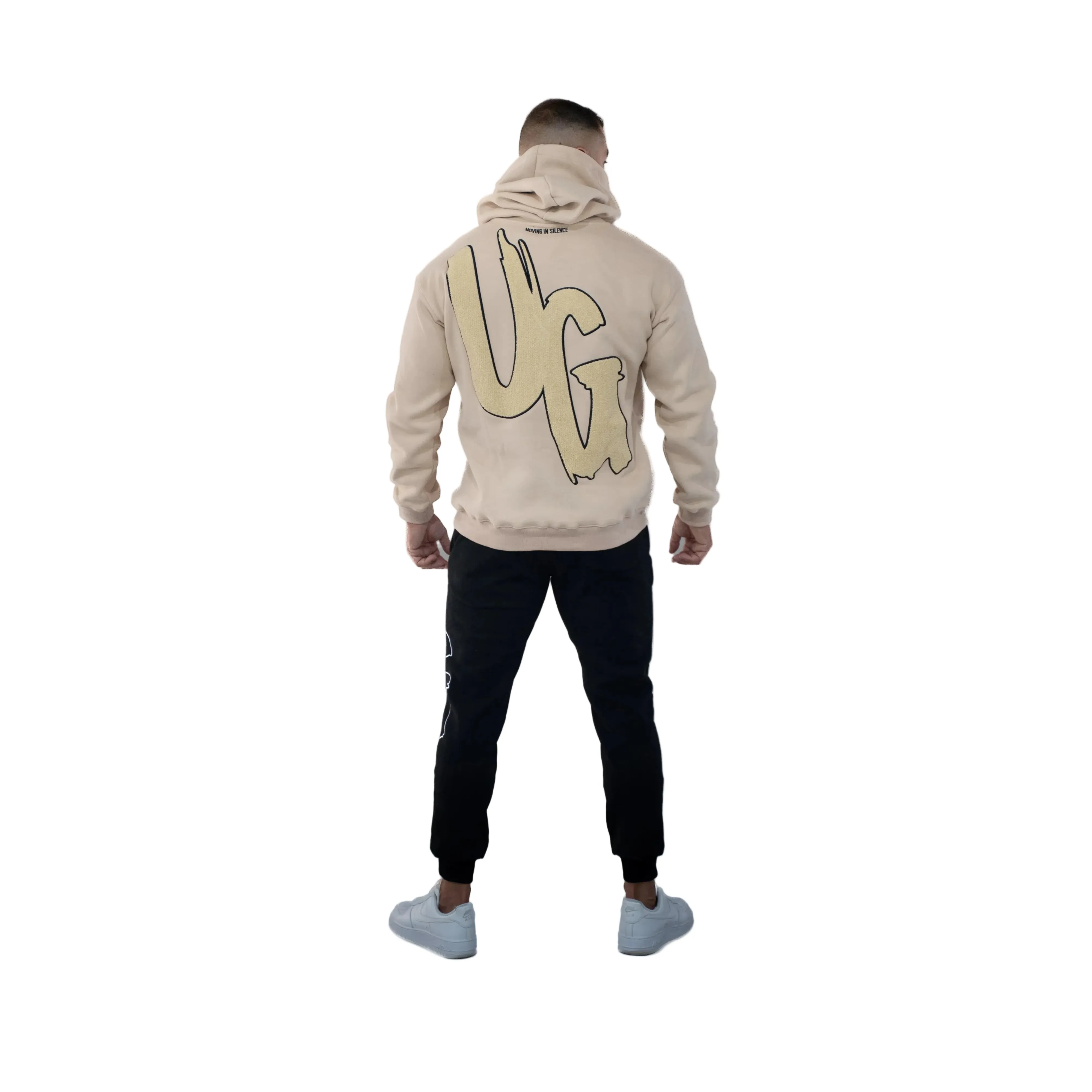 Undrground Moving In Silence Hoodie 'Tan' - Image 2