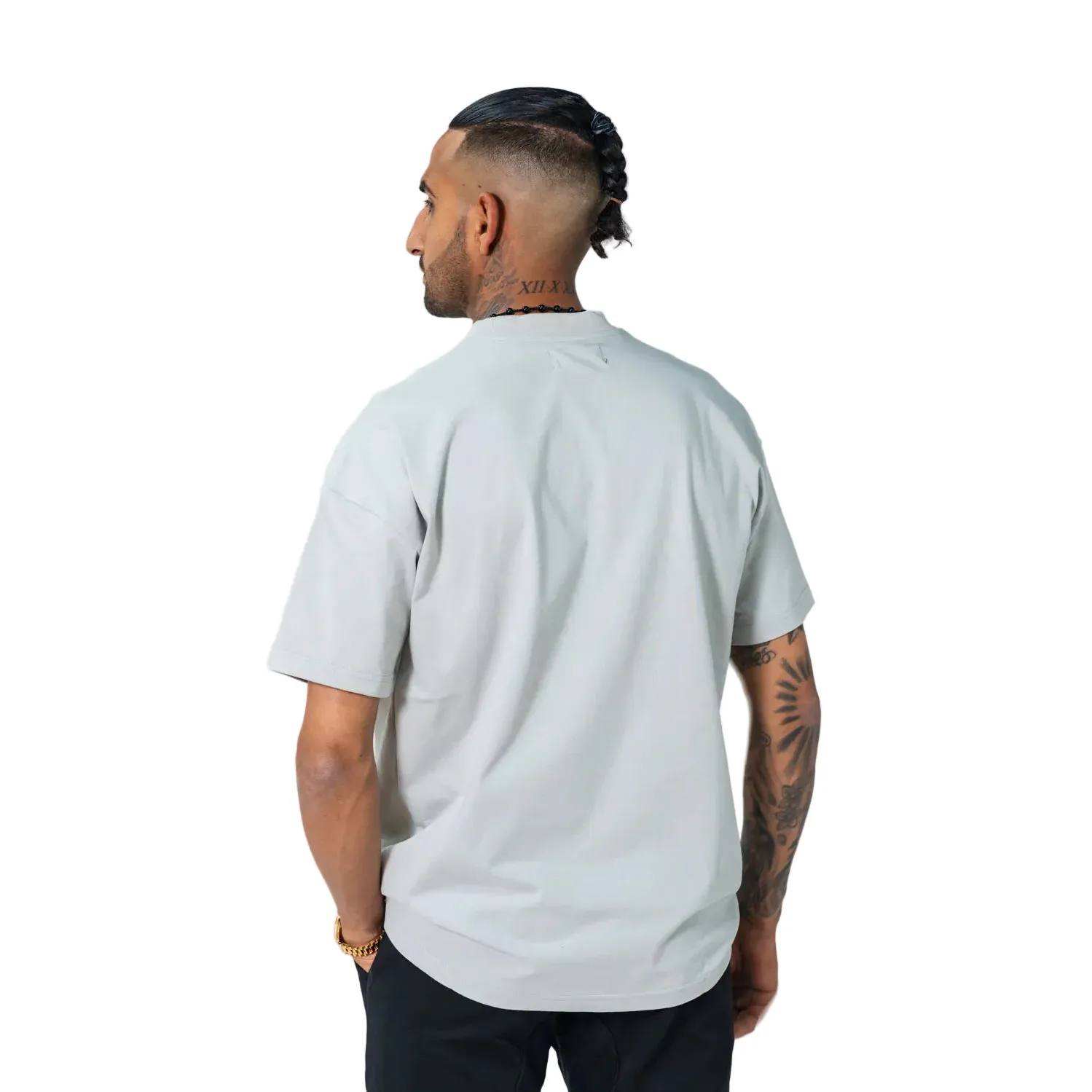 Undrground Puff Print T-Shirt 'Off Grey' - Image 2