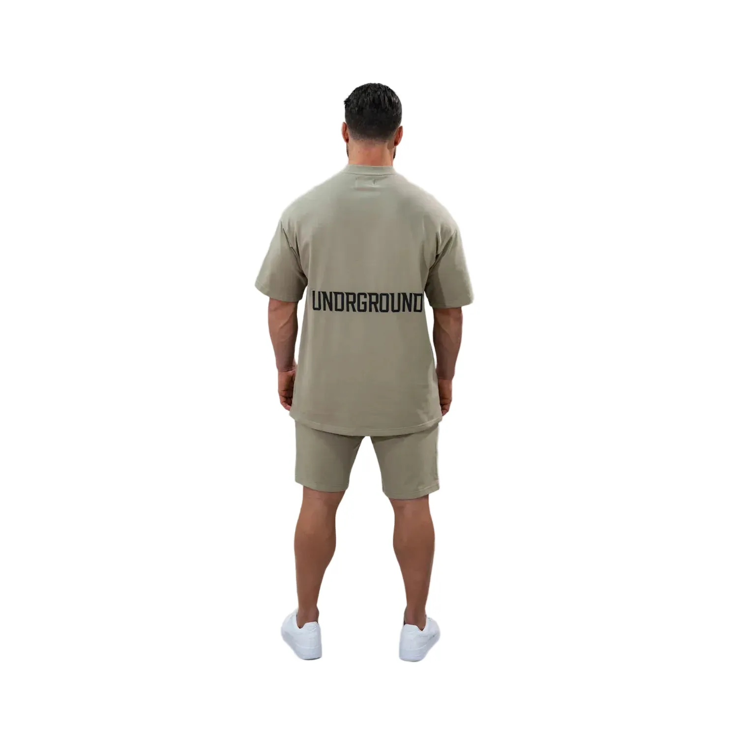 Undrground Relaxed Fit T-Shirt 'Combat Khaki' - Image 2