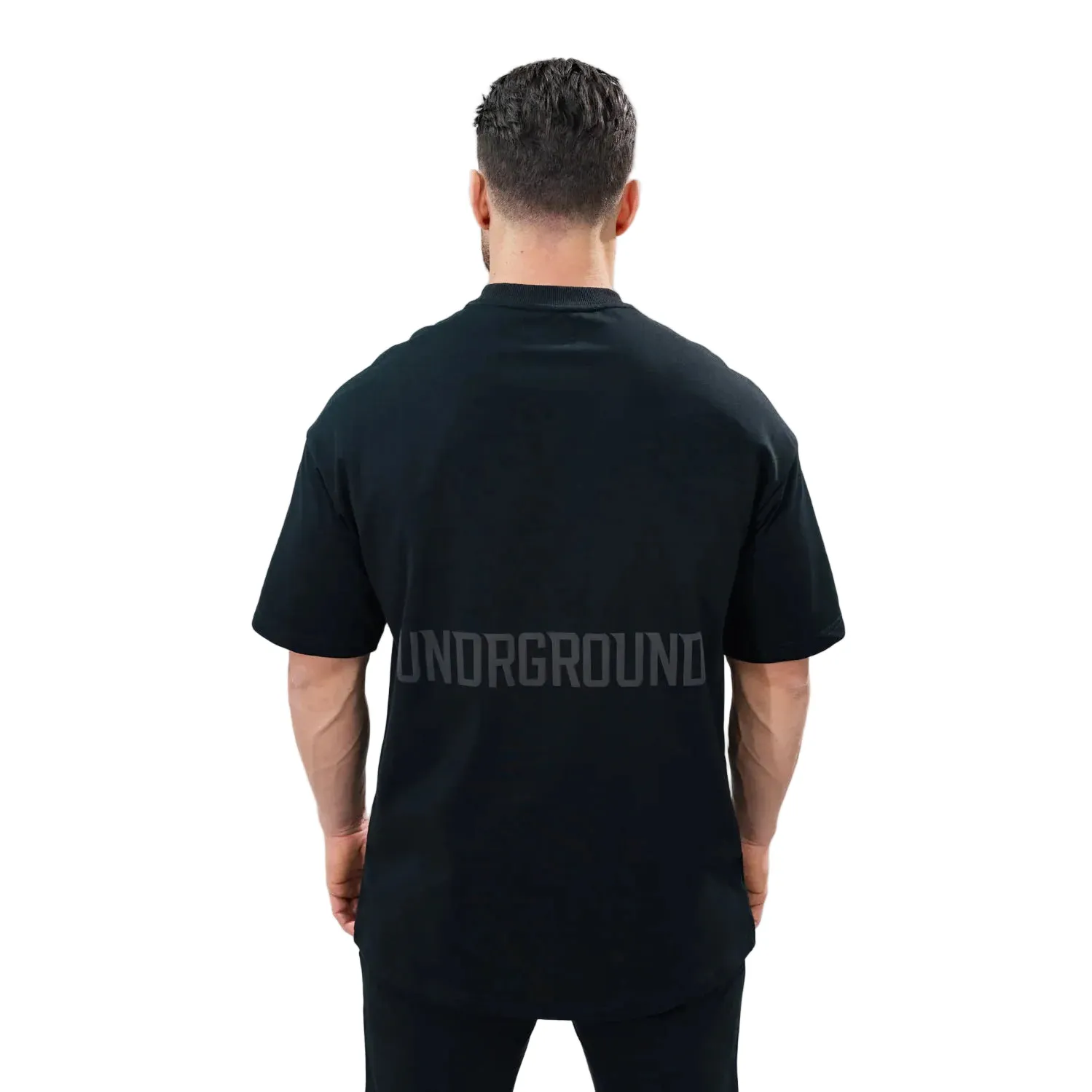 Undrground Relaxed Fit T-Shirt 'Jet Black' - Image 2