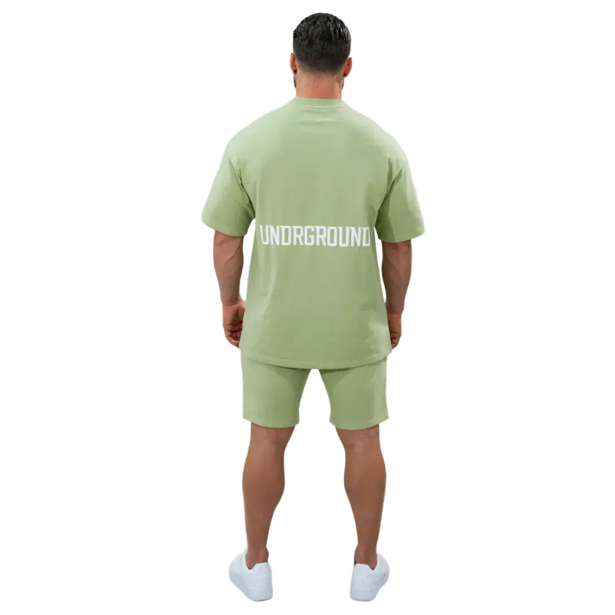 Undrground Relaxed Fit T-Shirt 'Olive' - Image 2