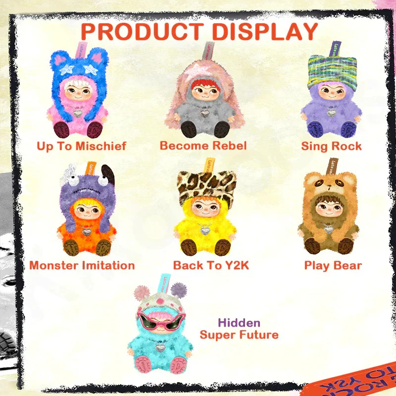 Letsvan WAKUKU Fuzzy Trendy Fun Party Series Plush Blind Box - Image 2