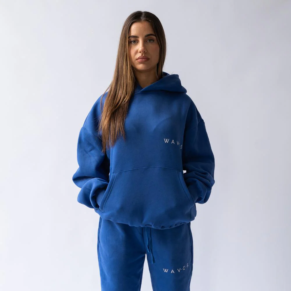 Waves Collection 001 Hoodie (Royal Blue) - Image 2