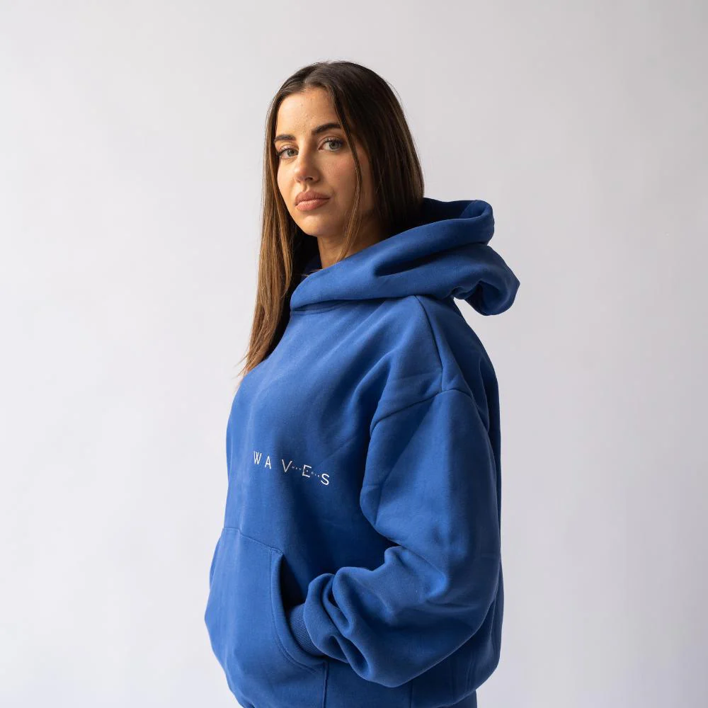 Waves Collection 001 Hoodie (Royal Blue) - Image 3